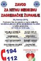 NAJAVA NACIONALNOG DANA HITNE MEDICINSKE SLUŽBE, 30.04.2015.